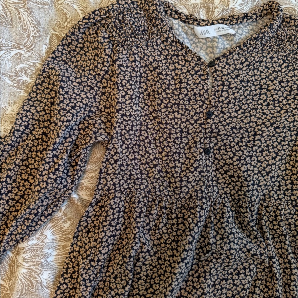Zara Floral Girls Dress